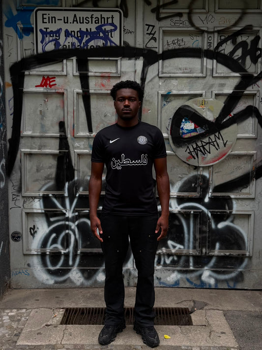 Free Palestine Trikot – Schwarz